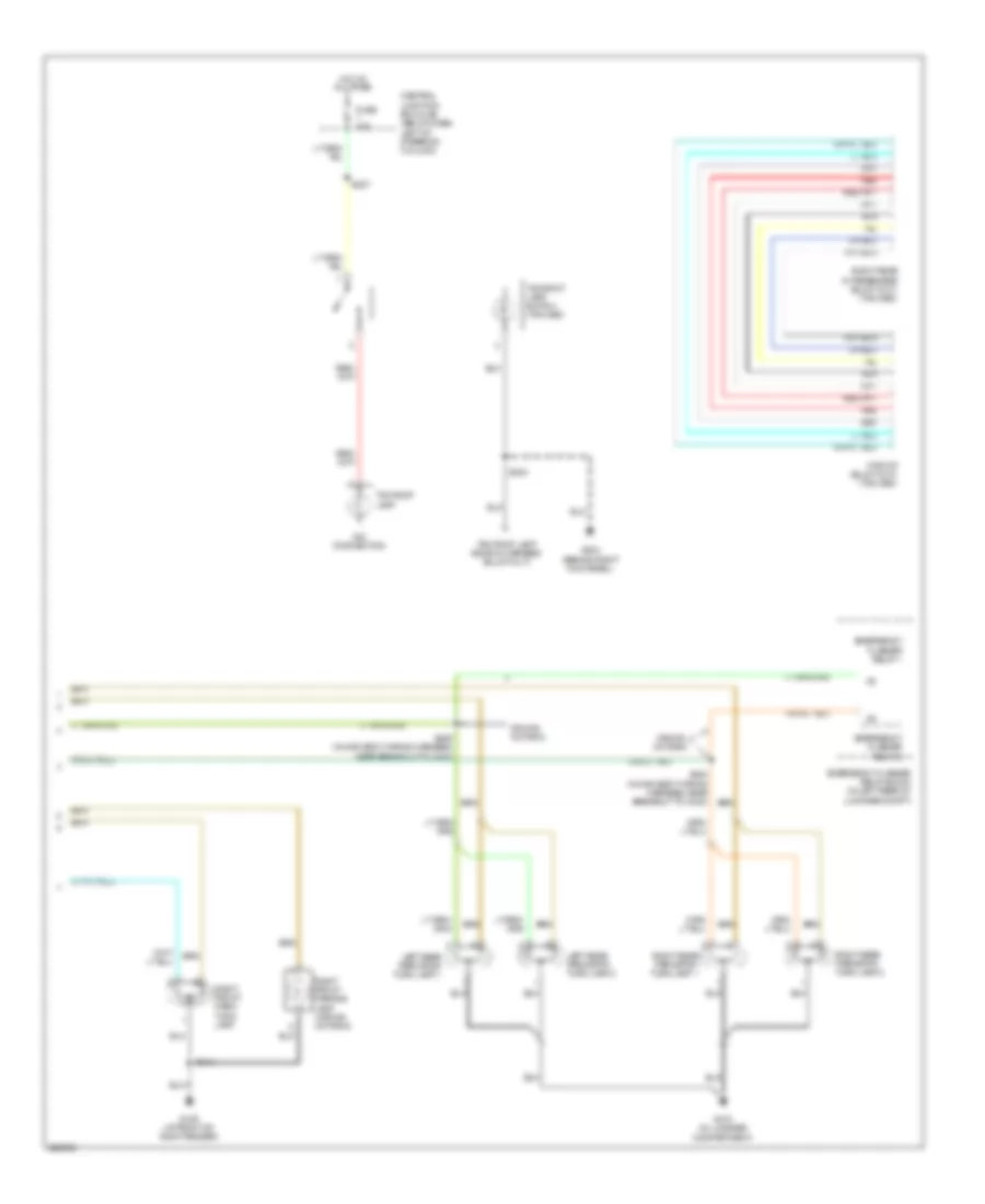 Exterior Lamps Wiring Diagram 2 of 2 for Mercury Grand Marquis GS 2006