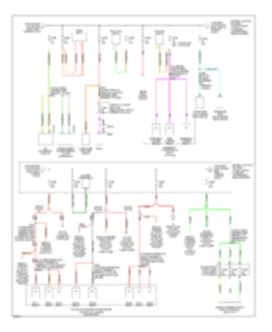 Power Distribution Wiring Diagram 3 of 5 for Mercury Grand Marquis GS 2006