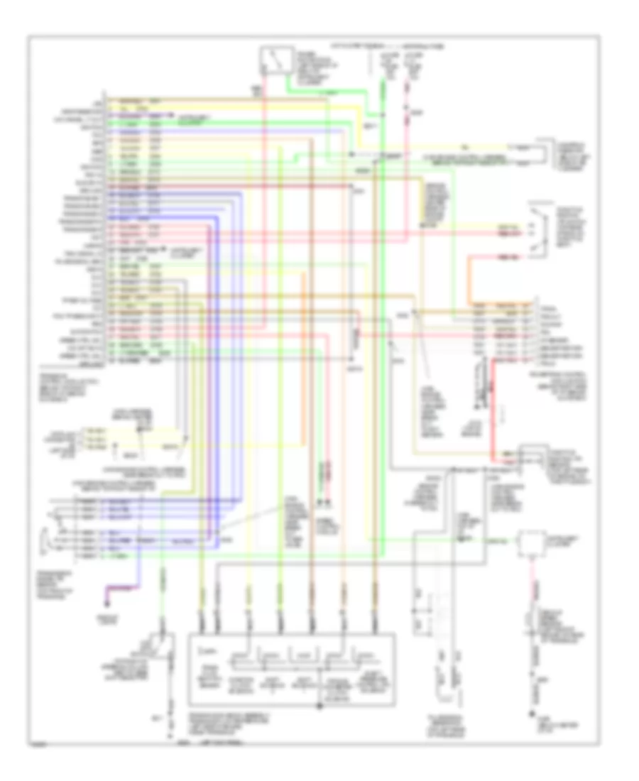 Transmission Wiring Diagram for Mercury Villager Nautica 1995