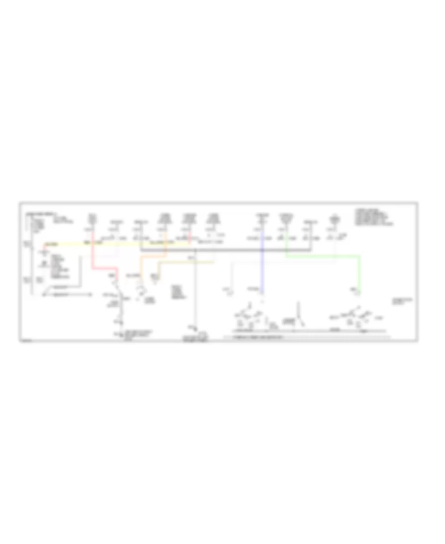 Front Wiper Washer Wiring Diagram for Mercury Villager Nautica 1995