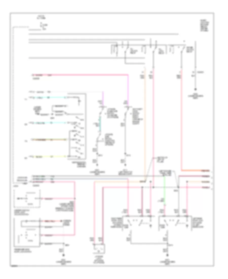 Forced Entry Wiring Diagram, Hybrid (1 of 2) for Mercury Mariner 2006