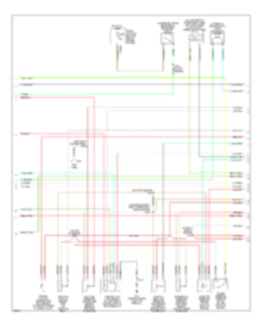 3.0L, Engine Performance Wiring Diagram (2 of 5) for Mercury Mariner 2006