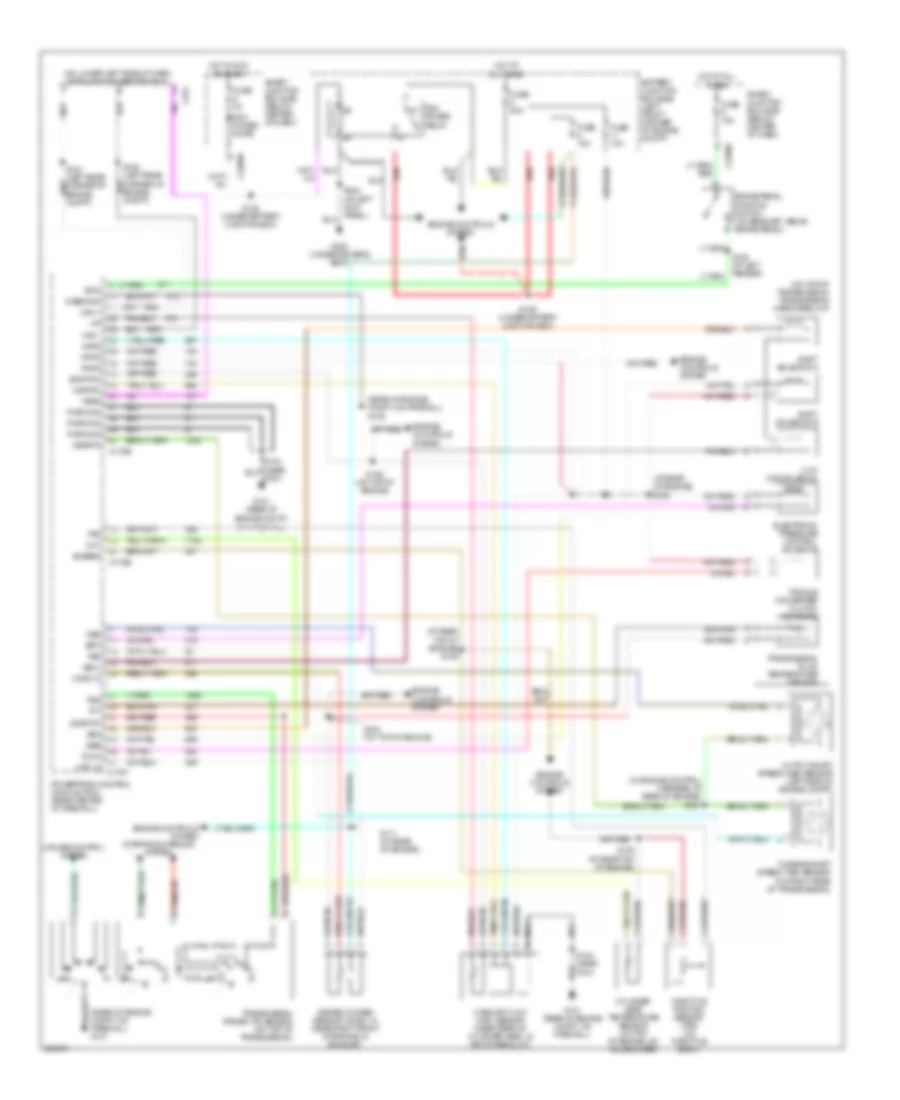 2 3L A T Wiring Diagram Except Hybrid for Mercury Mariner 2006