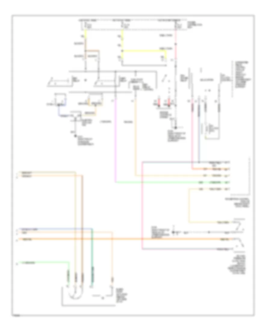 A C Wiring Diagram Auto A C 2 of 2 for Mercury Cougar XR7 1996