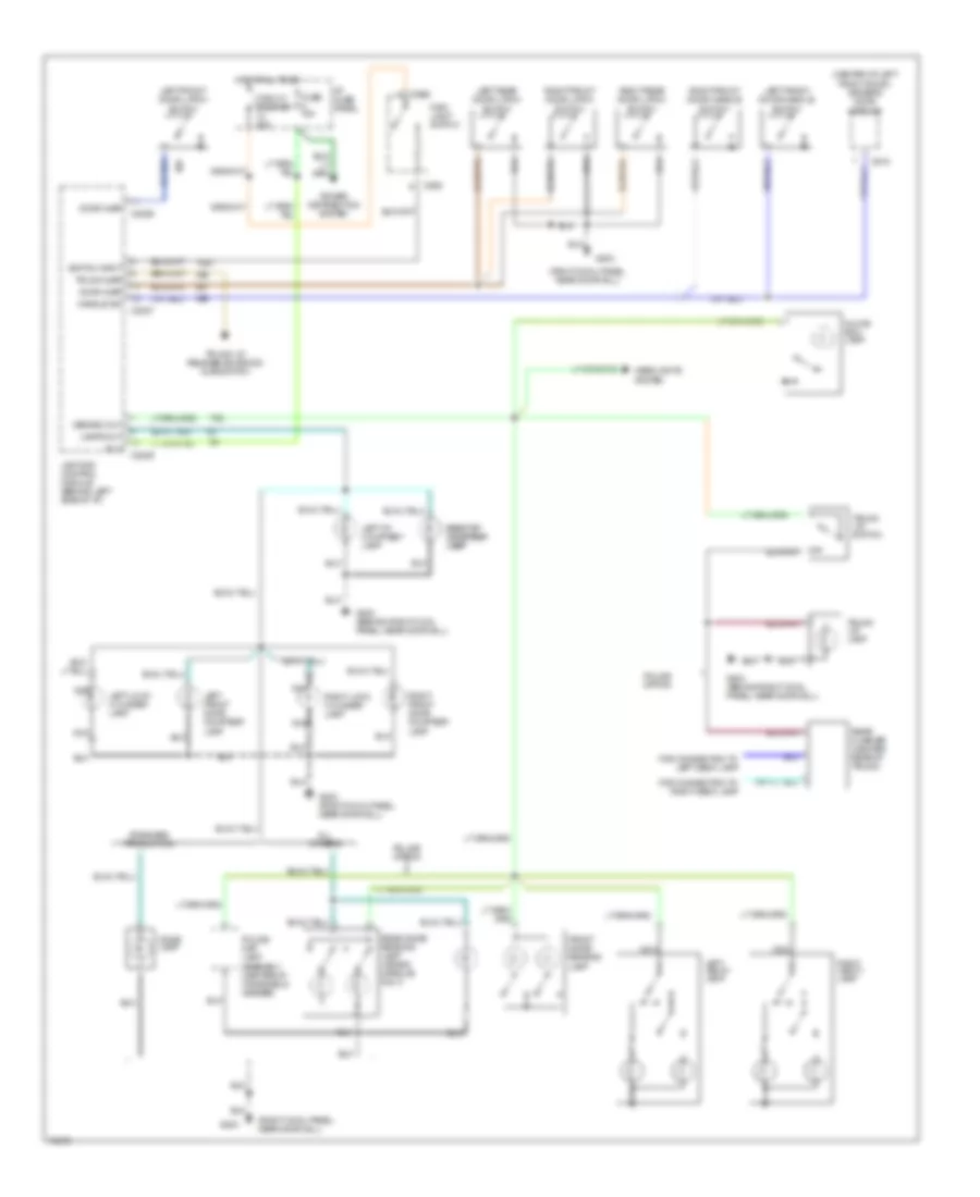 Courtesy Lamps Wiring Diagram for Mercury Grand Marquis GS 1996