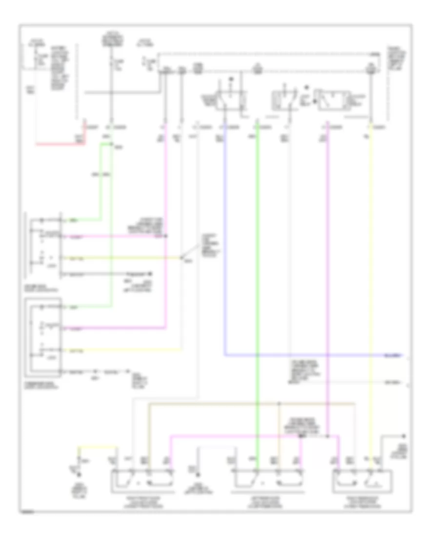 Forced Entry Wiring Diagram 1 of 2 for Mercury Milan 2006