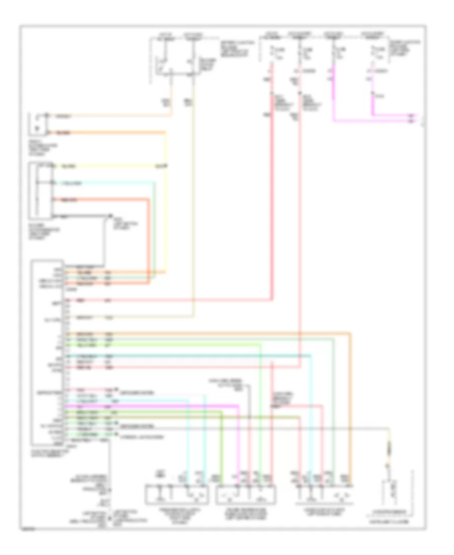 Manual A C Wiring Diagram 1 of 2 for Mercury Montego 2006