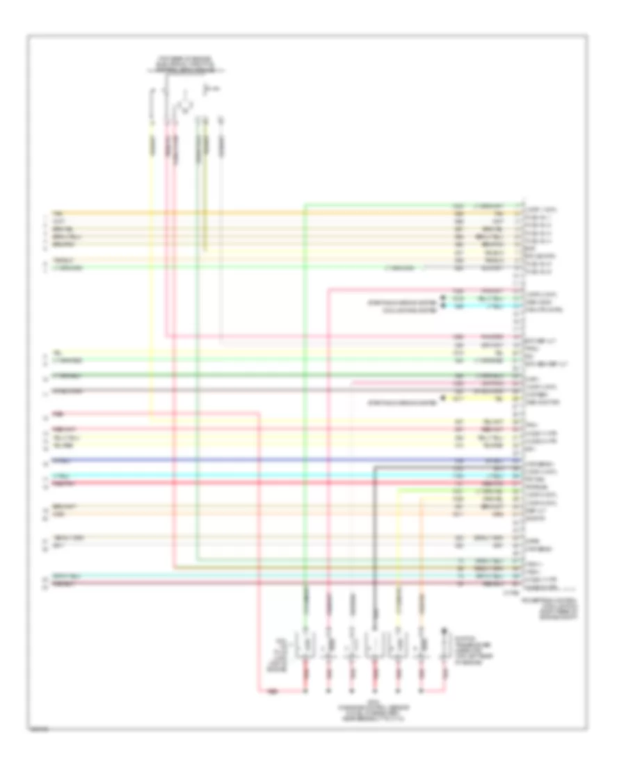 Engine Performance Wiring Diagram (6 of 6) for Mercury Montego 2006
