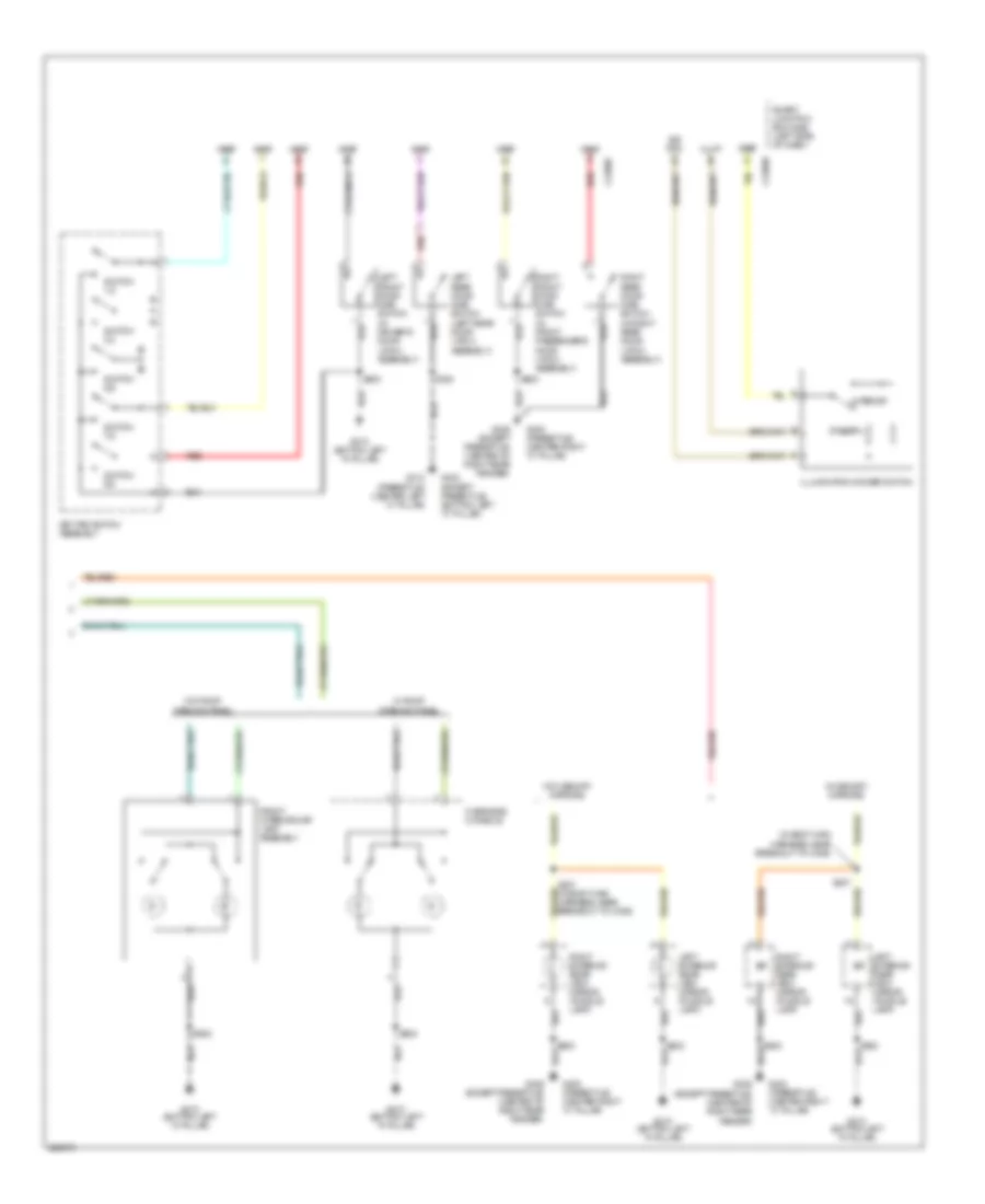 Courtesy Lamps Wiring Diagram (2 of 2) for Mercury Montego 2006