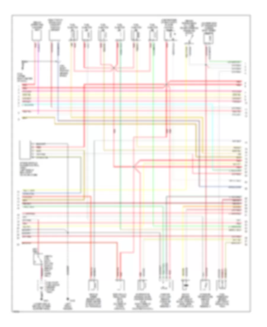 3.0L 24-Valve, Engine Performance Wiring Diagrams (2 of 3) for Mercury Sable G 1996