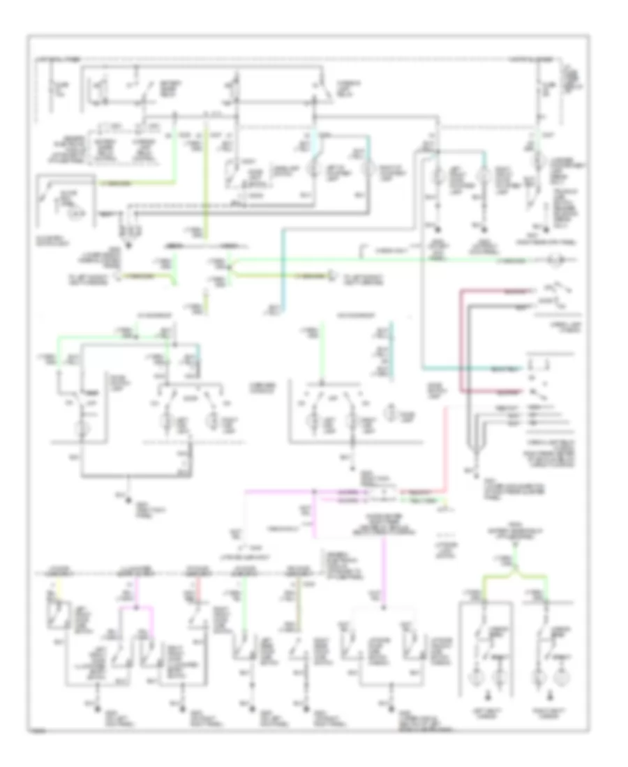Courtesy Lamps Wiring Diagram for Mercury Sable G 1996