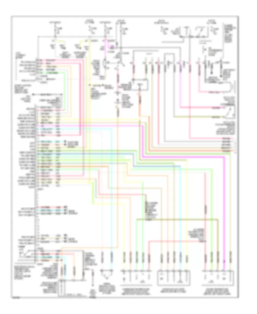 Manual A C Wiring Diagram 1 of 2 for Mercury Monterey 2006