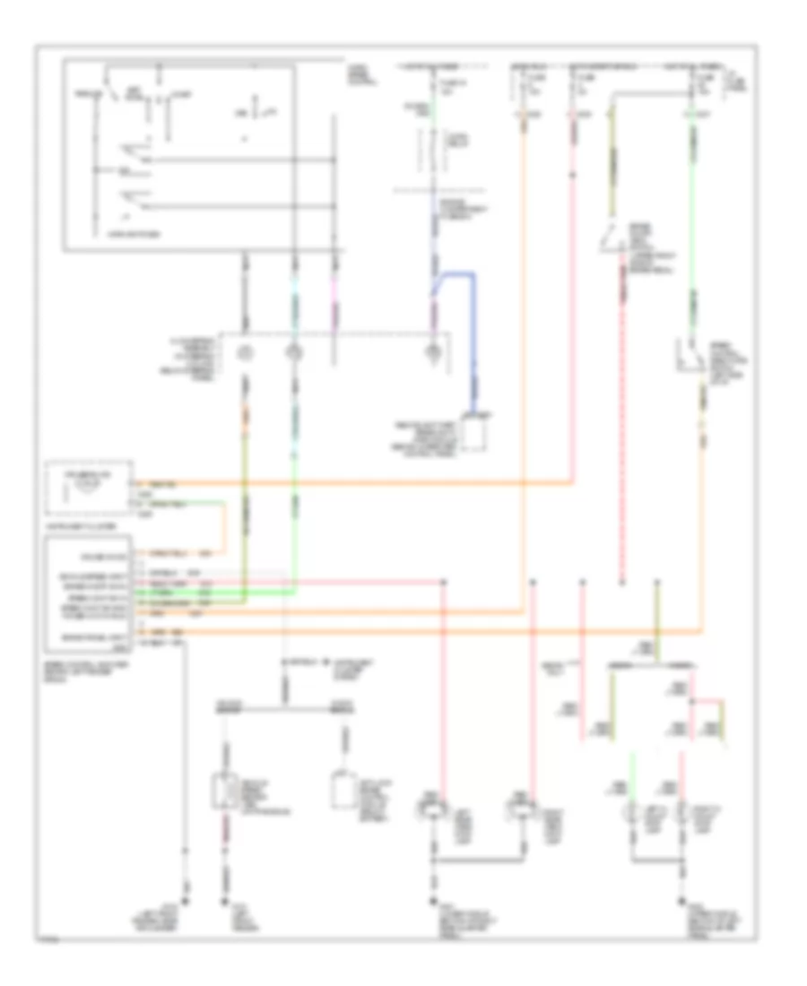 Cruise Control Wiring Diagram for Mercury Sable GS 1996