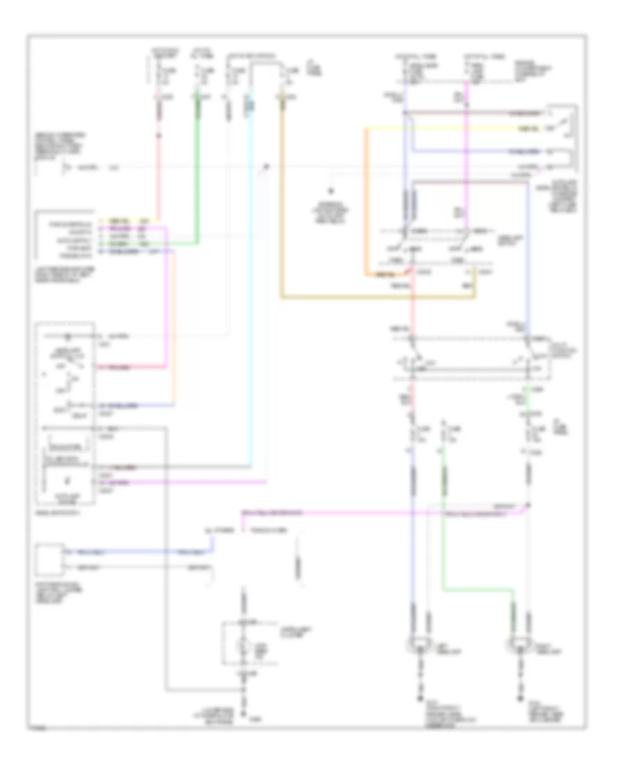 AutolampsDelayed Exit Wiring Diagram, without DRL for Mercury Sable GS 1996
