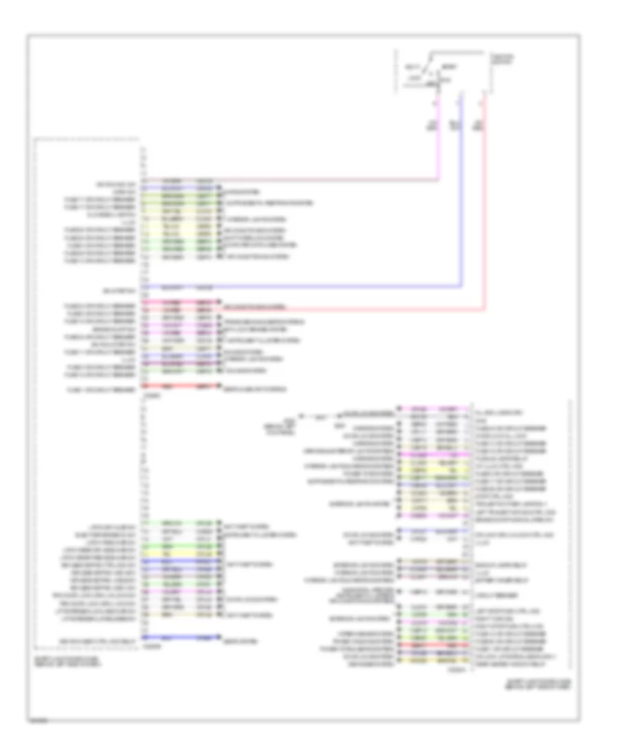Body Control Modules Wiring Diagram 1 of 2 for Mercury Mountaineer 2006
