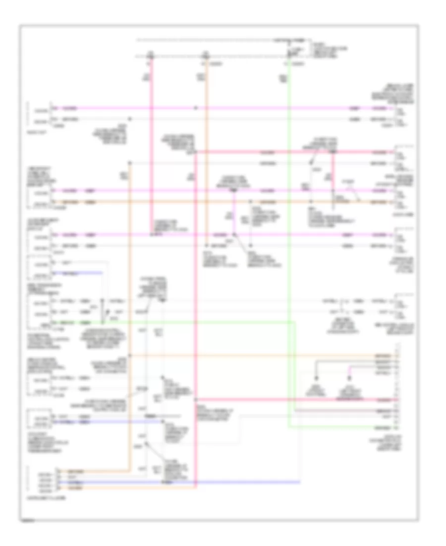 4.6L, Computer Data Lines Wiring Diagram for Mercury Mountaineer 2006