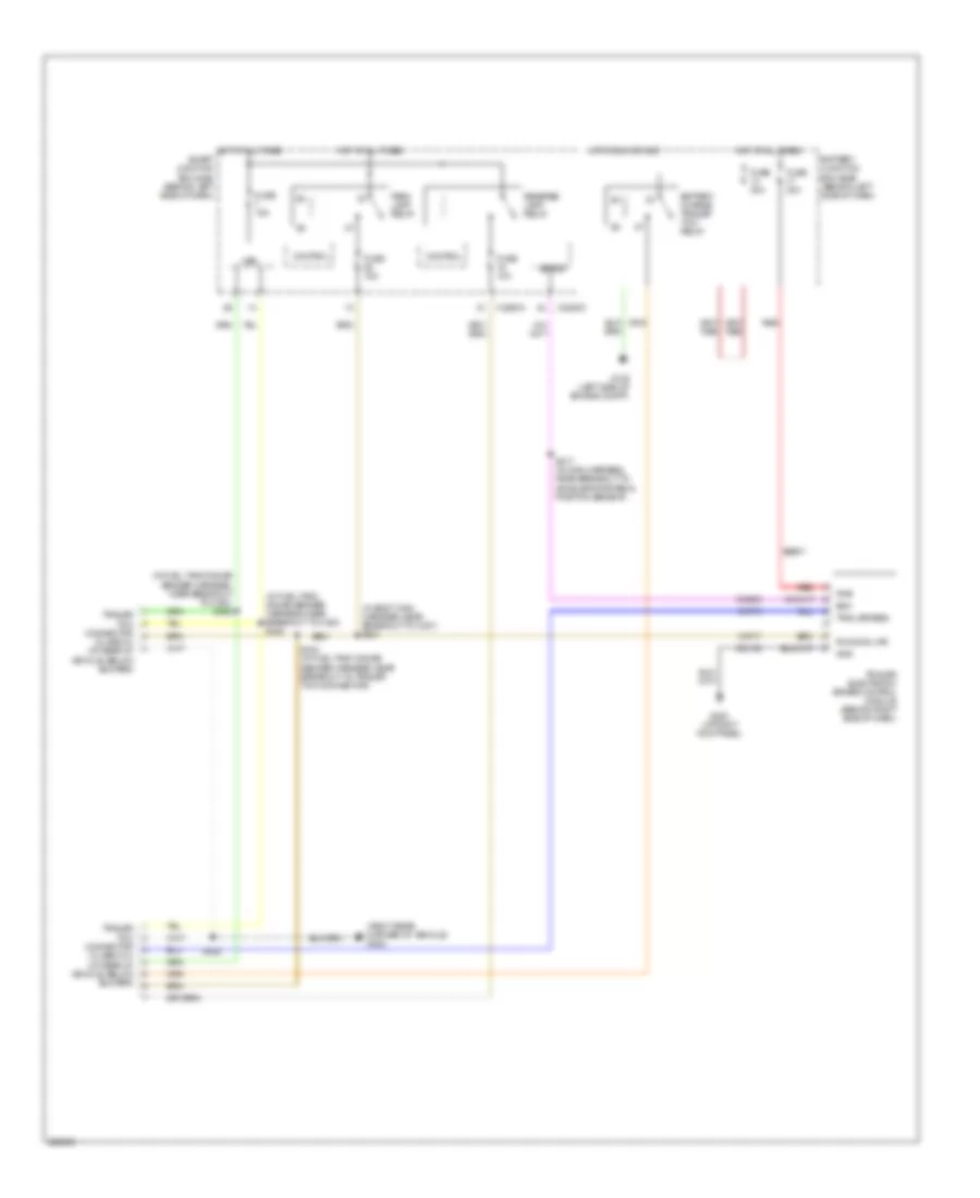 Trailer Tow Wiring Diagram, with Heavy Duty for Mercury Mountaineer 2006