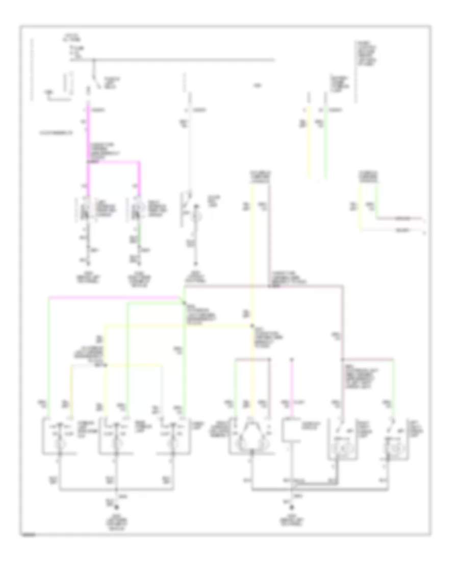 Courtesy Lamps Wiring Diagram 1 of 2 for Mercury Mountaineer 2006