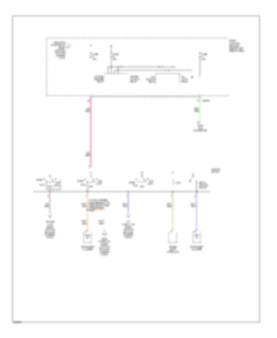 Power Distribution Wiring Diagram (6 of 6) for Mercury Mountaineer 2006