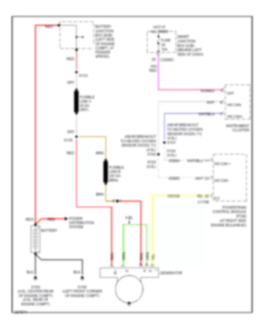 Charging Wiring Diagram for Mercury Mountaineer 2006