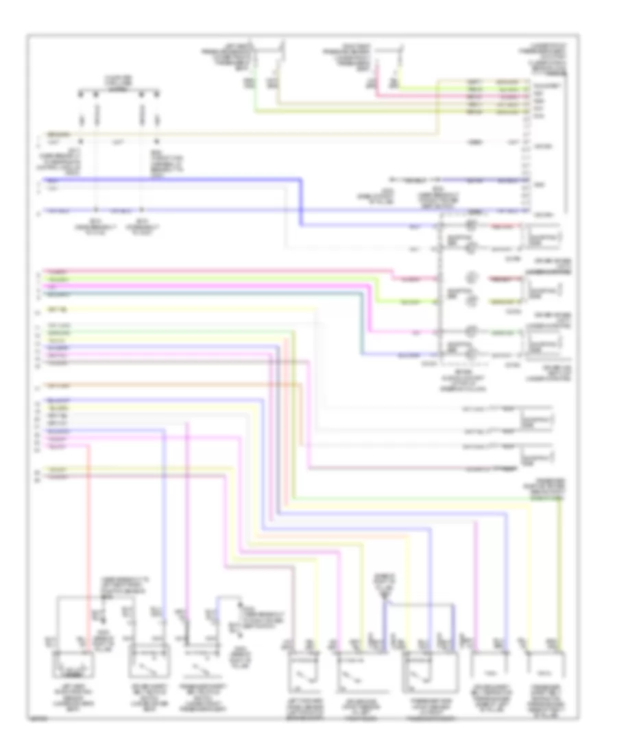 Supplemental Restraints Wiring Diagram (2 of 2) for Mercury Mountaineer 2006