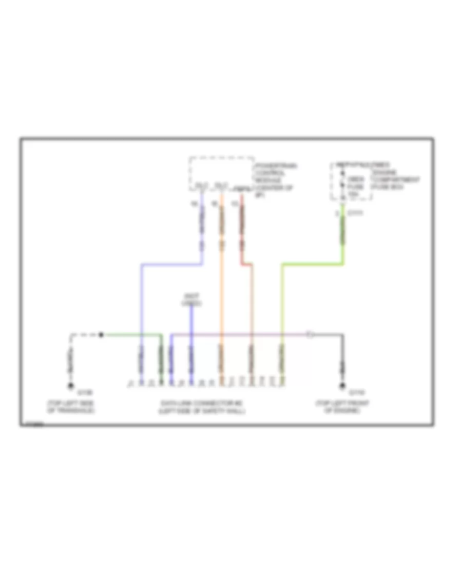 1 9L Computer Data Lines for Mercury Tracer 1996