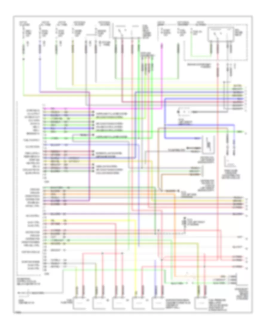 1 8L Engine Performance Wiring Diagrams 1 of 2 for Mercury Tracer 1996