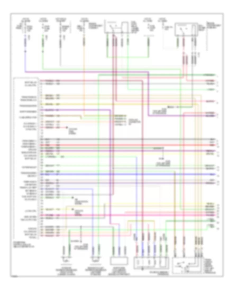 1 9L Engine Performance Wiring Diagrams 1 of 3 for Mercury Tracer 1996