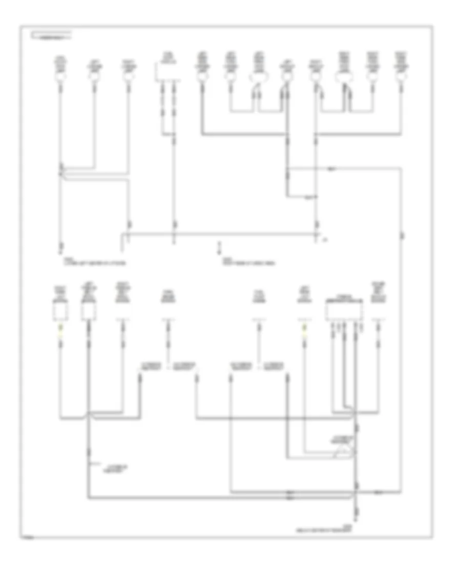 Ground Distribution Wiring Diagram 7 of 7 for Mercury Tracer 1996