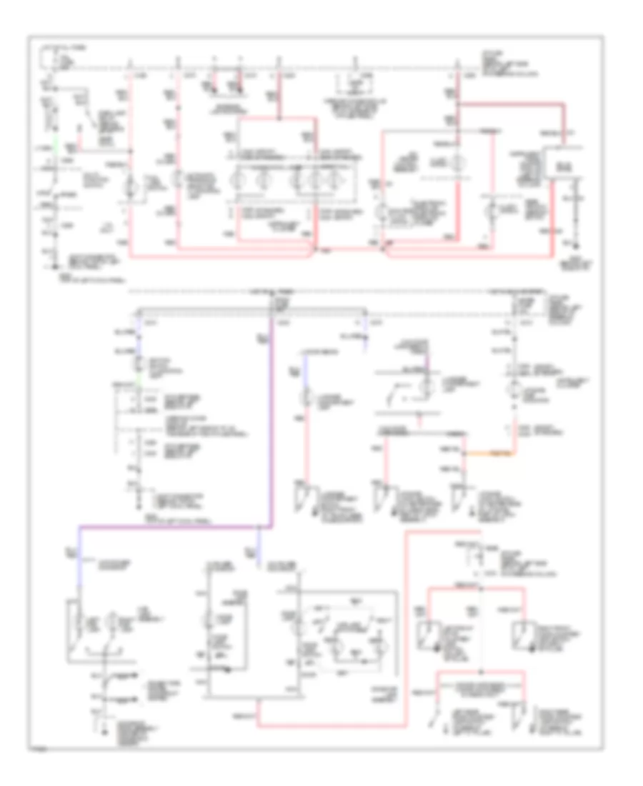 Interior Light Wiring Diagram for Mercury Tracer 1996