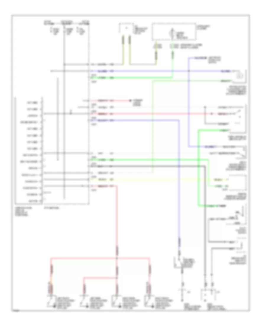 Warning System Wiring Diagrams for Mercury Tracer 1996