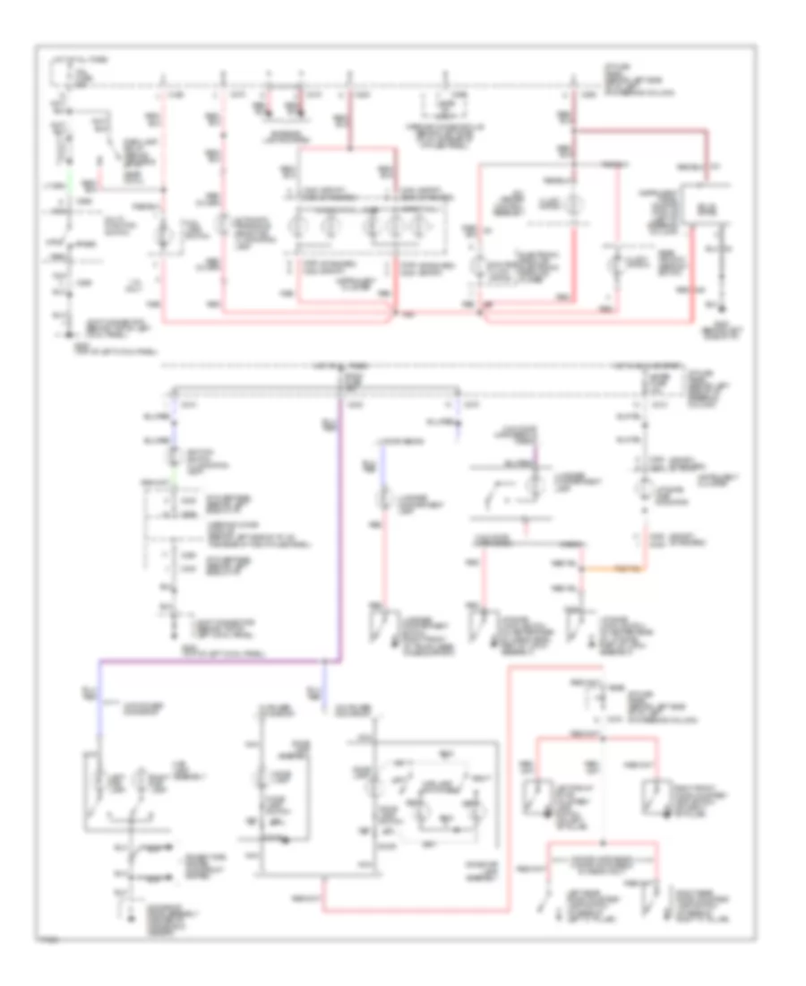 Interior Light Wiring Diagram for Mercury Tracer LTS 1996