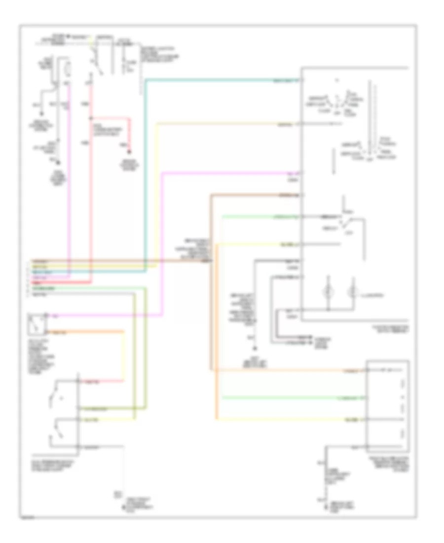 2.3L, Manual AC Wiring Diagram, Except Hybrid (2 of 2) for Mercury Mariner 2007