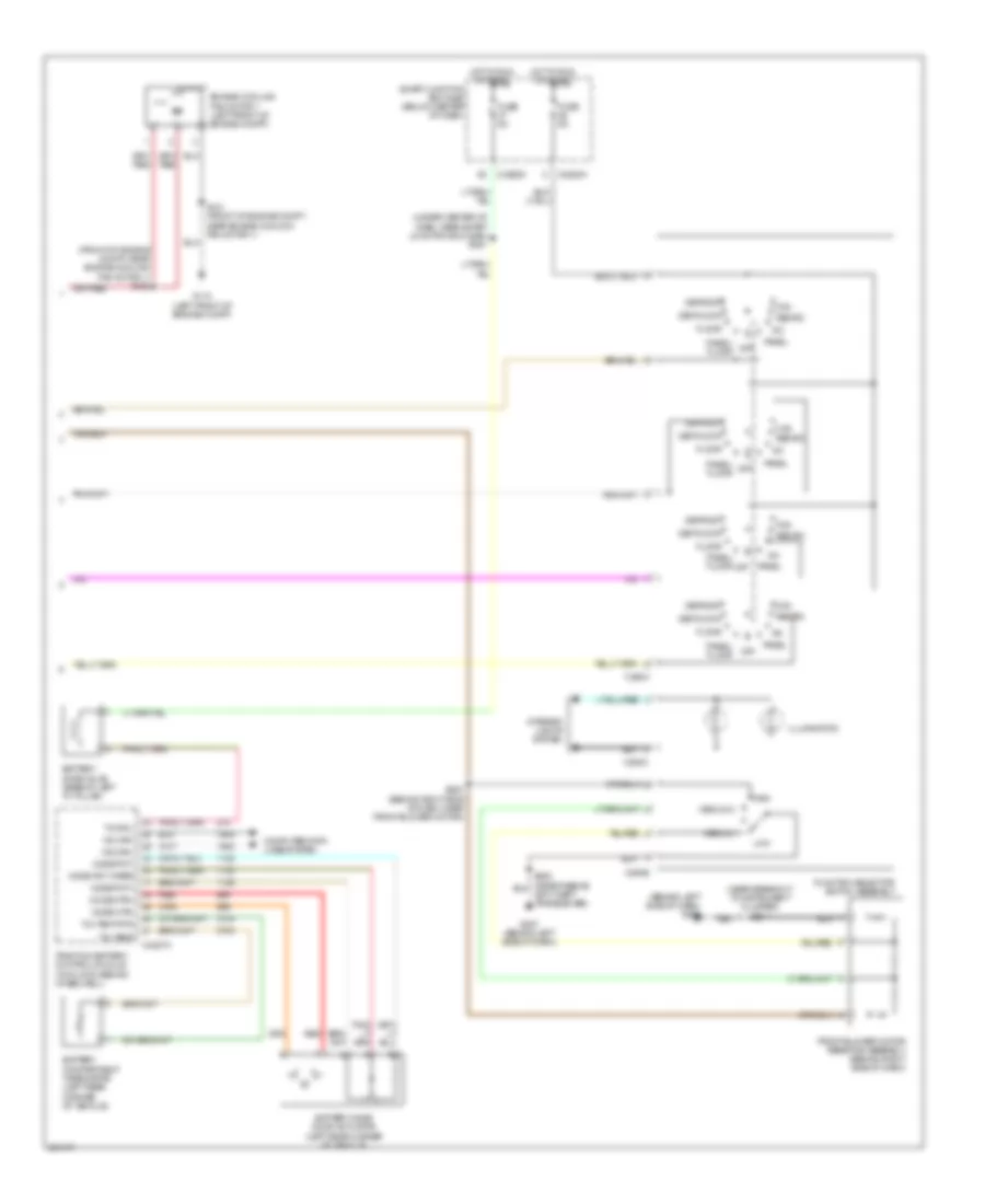 2.3L, Manual AC Wiring Diagram, Hybrid (3 of 3) for Mercury Mariner 2007