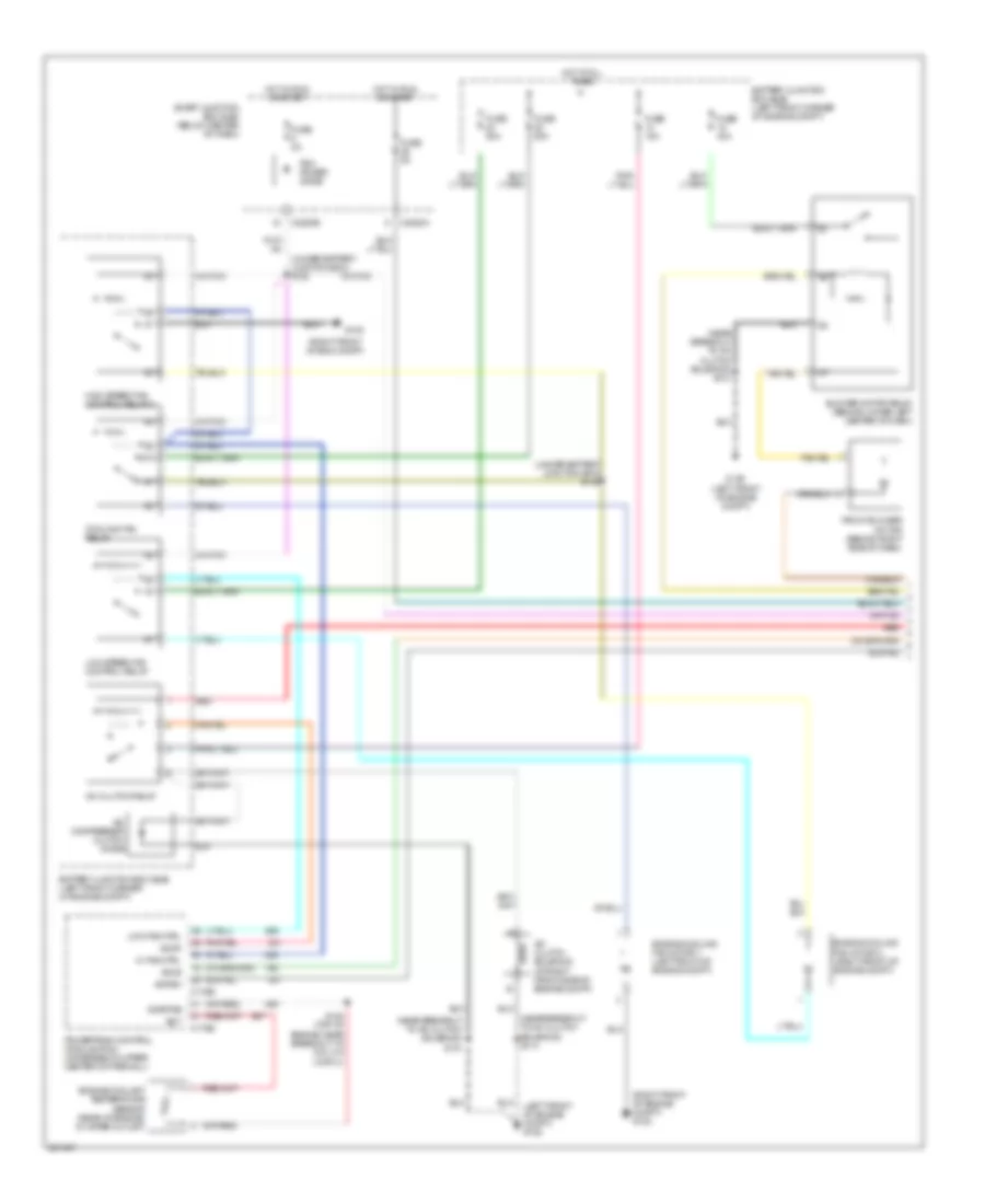 3 0L Manual A C Wiring Diagram 1 of 2 for Mercury Mariner 2007