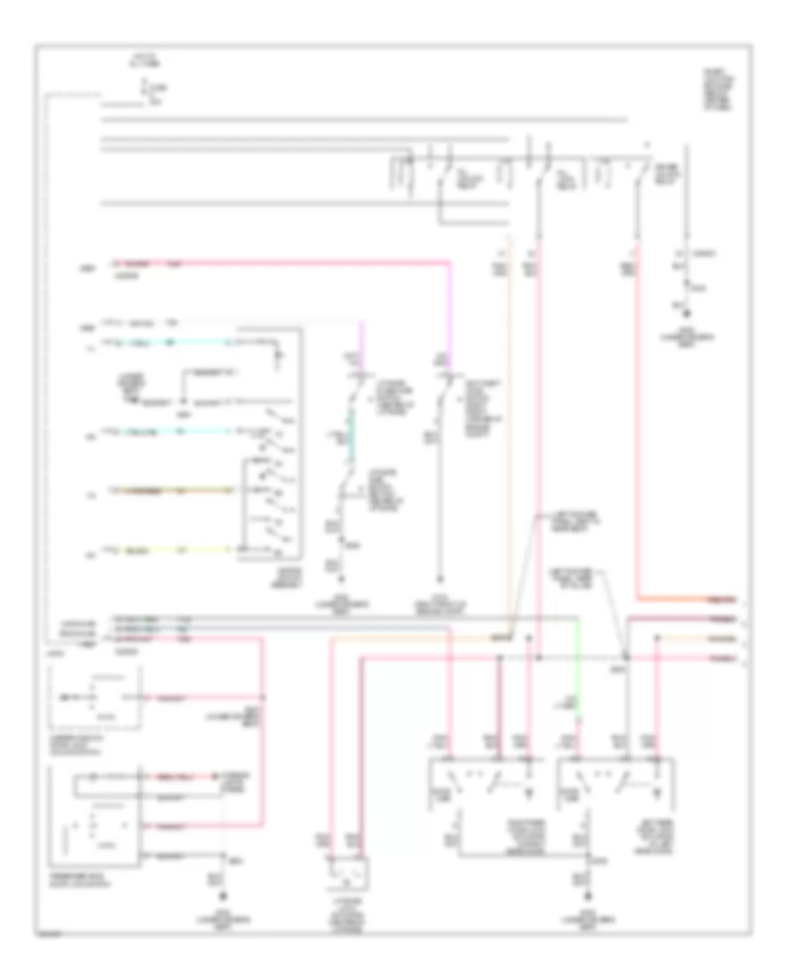 Forced Entry Wiring Diagram Except Hybrid 1 of 2 for Mercury Mariner 2007