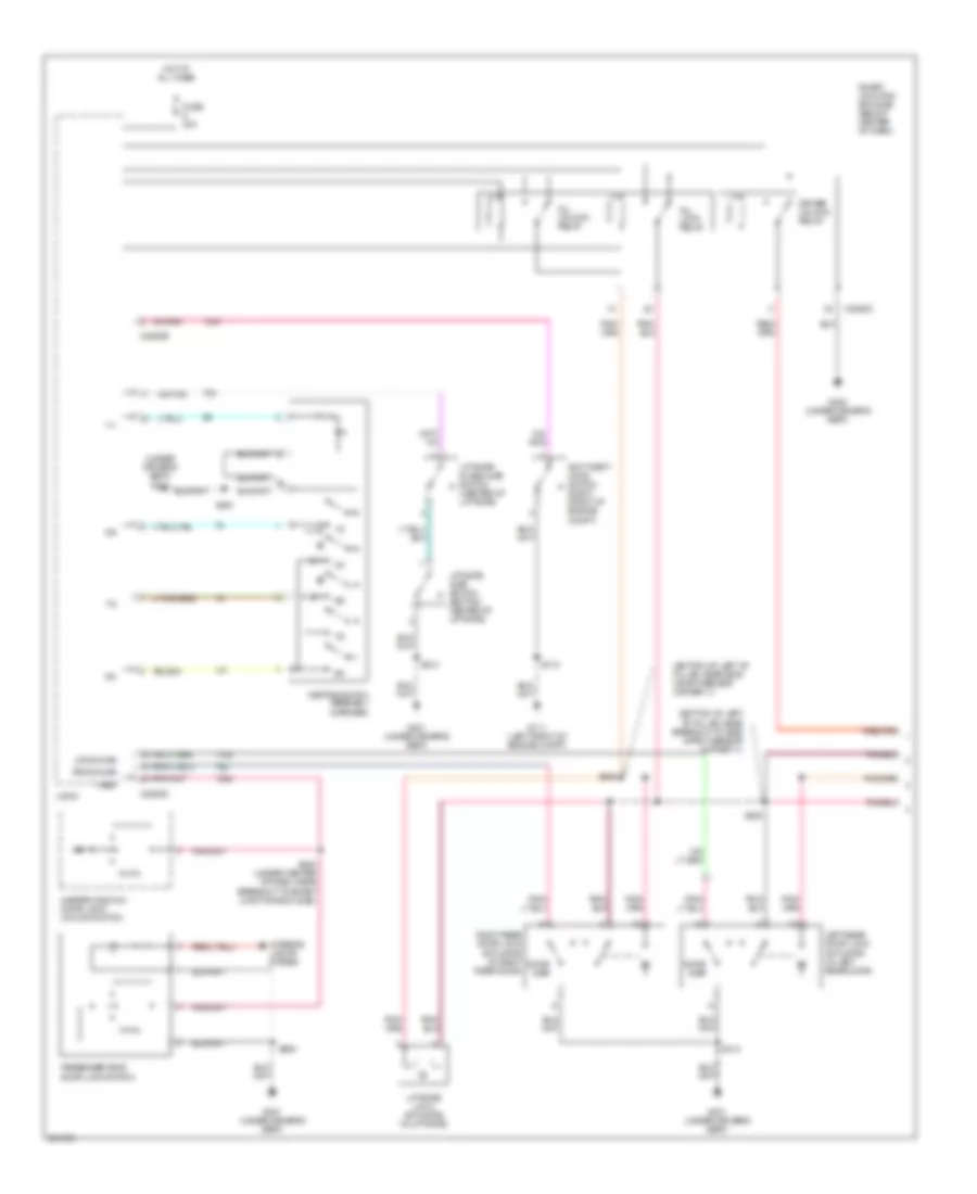 Forced Entry Wiring Diagram, Hybrid (1 of 2) for Mercury Mariner 2007
