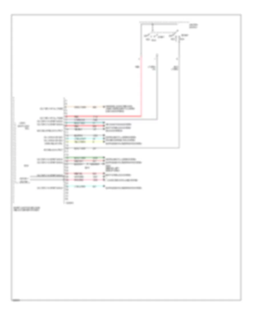 Body Control Modules Wiring Diagram Except Hybrid 1 of 3 for Mercury Mariner 2007