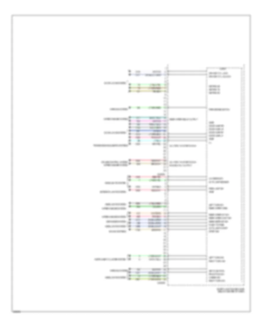 Body Control Modules Wiring Diagram Except Hybrid 3 of 3 for Mercury Mariner 2007