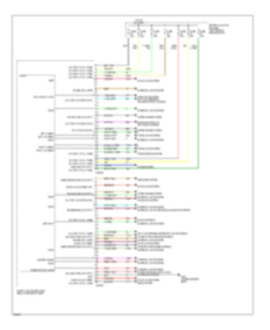 Body Control Modules Wiring Diagram Hybrid 2 of 3 for Mercury Mariner 2007