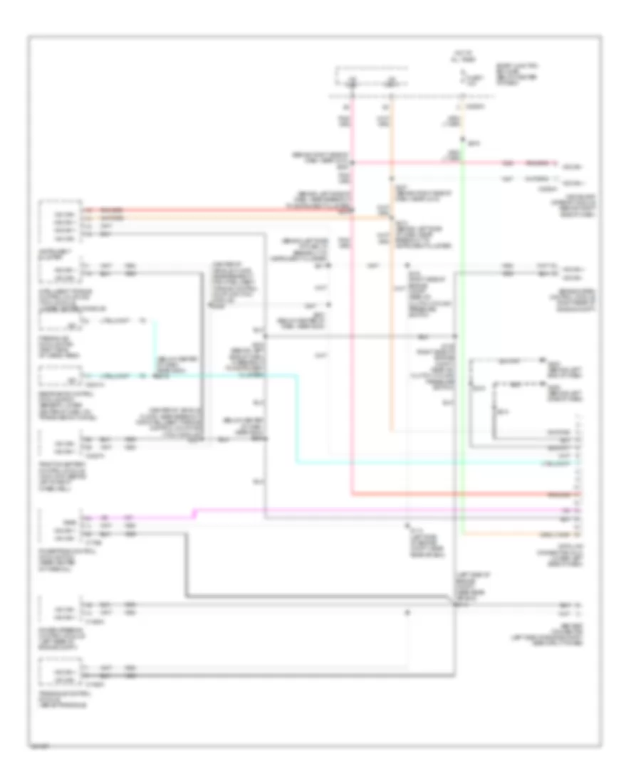 Computer Data Lines Wiring Diagram, Hybrid for Mercury Mariner 2007