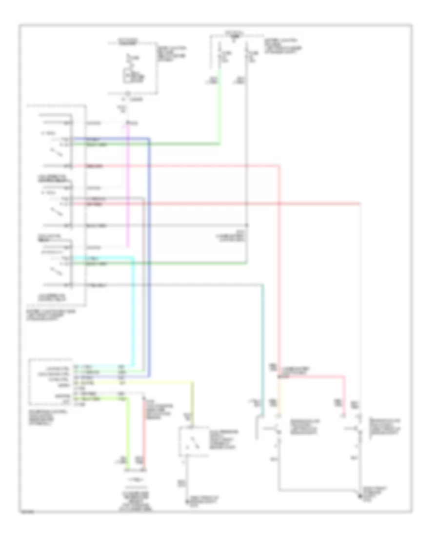 2 3L Cooling Fan Wiring Diagram Except Hybrid for Mercury Mariner 2007