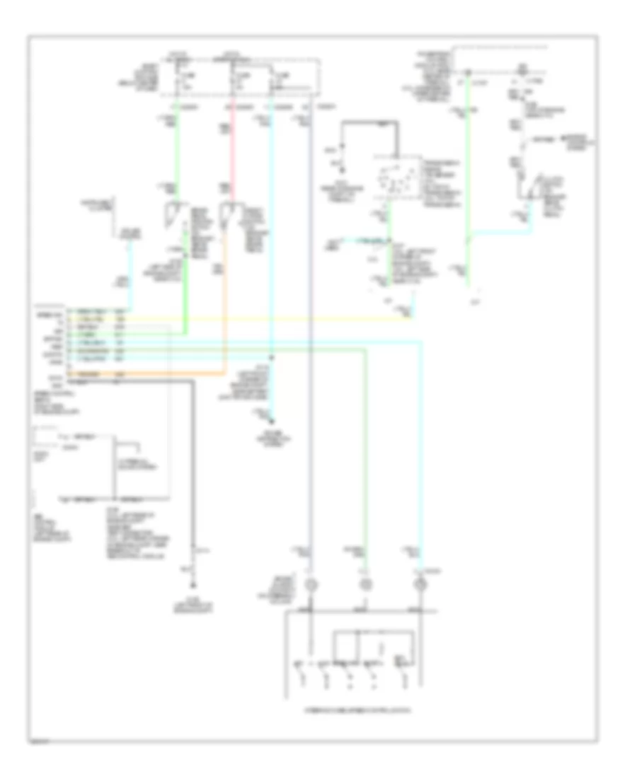 Cruise Control Wiring Diagram Except Hybrid for Mercury Mariner 2007