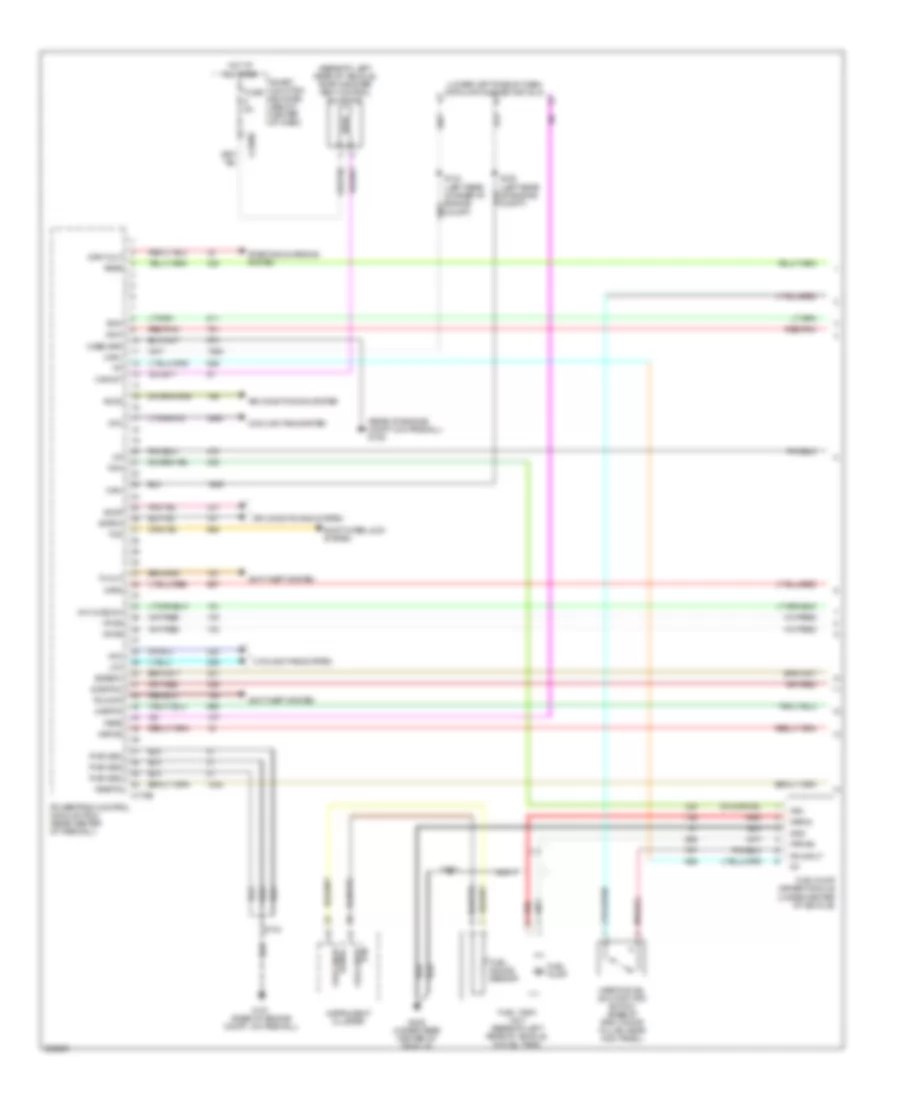 2 3L Engine Performance Wiring Diagram Except Hybrid 1 of 5 for Mercury Mariner 2007