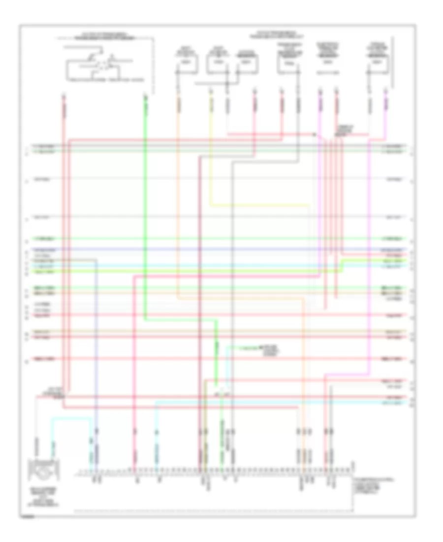 2 3L Engine Performance Wiring Diagram Except Hybrid 3 of 5 for Mercury Mariner 2007