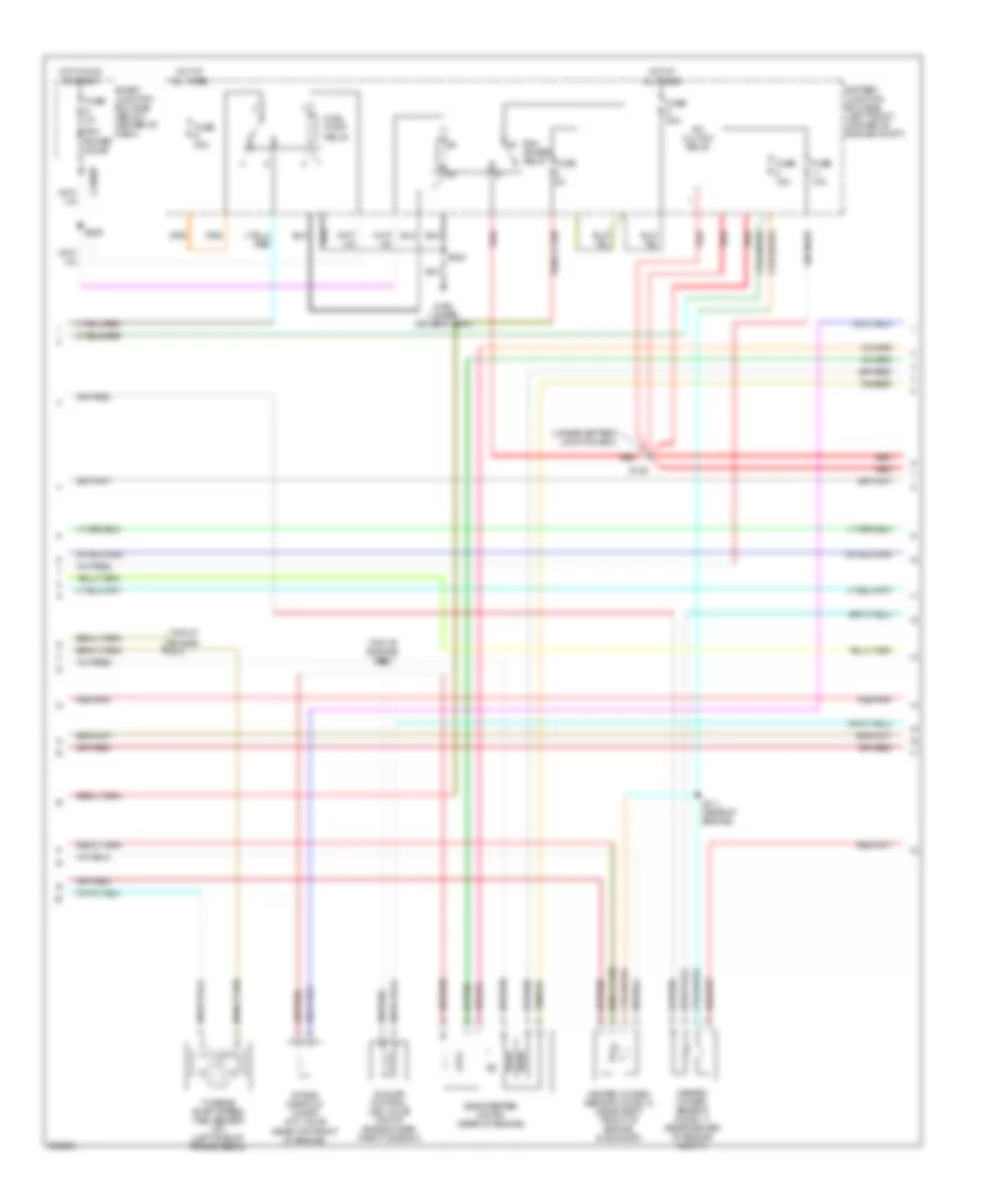 2 3L Engine Performance Wiring Diagram Except Hybrid 4 of 5 for Mercury Mariner 2007