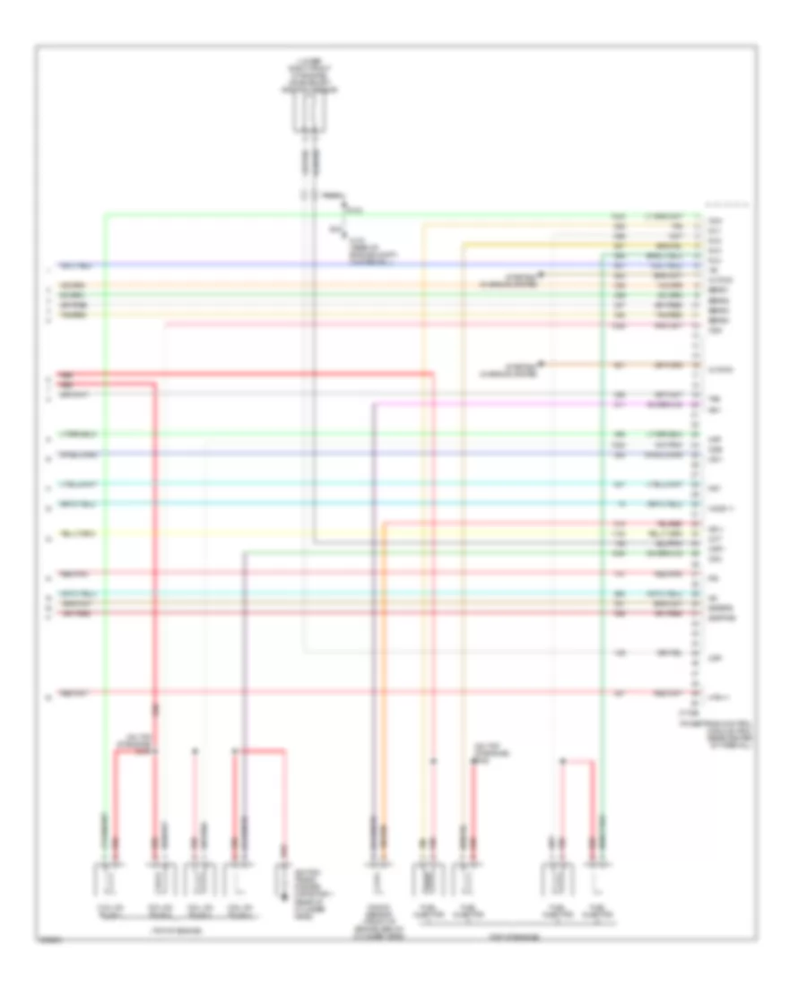 2 3L Engine Performance Wiring Diagram Except Hybrid 5 of 5 for Mercury Mariner 2007