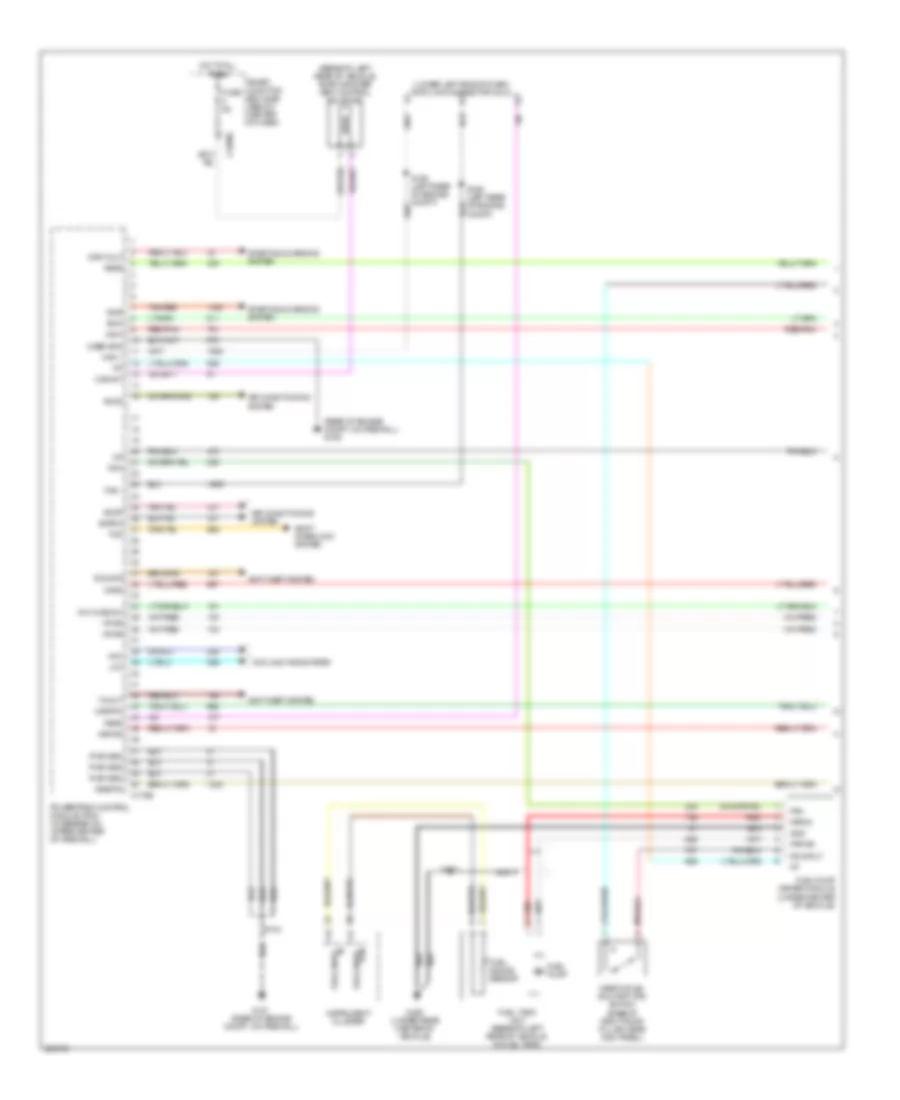 3 0L Engine Performance Wiring Diagram 1 of 5 for Mercury Mariner 2007