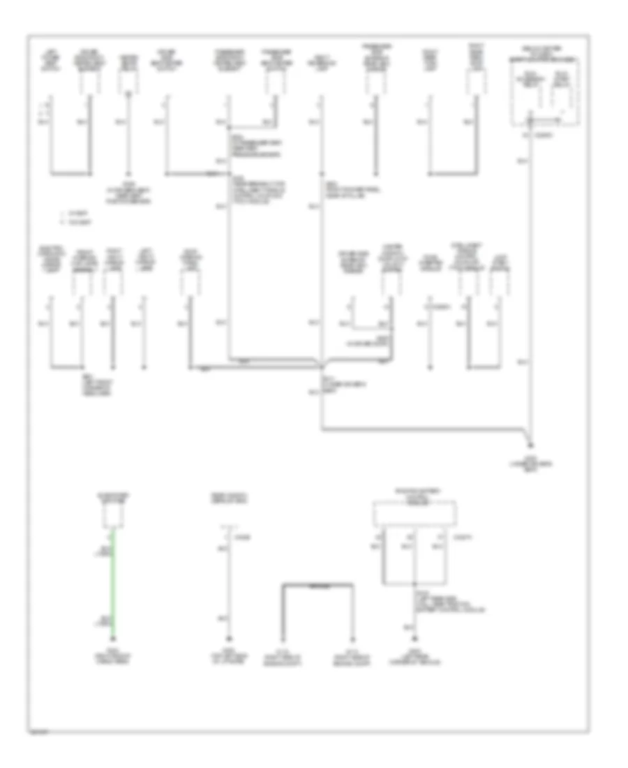 Ground Distribution Wiring Diagram Hybrid 4 of 4 for Mercury Mariner 2007