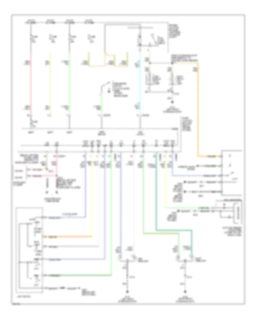 Headlights Wiring Diagram Hybrid for Mercury Mariner 2007